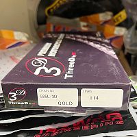 картинка Цепь ThreeD 525L-114 Gold 30504 от магазина moto-bazar61.ru