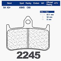 Тормозные колодки CL 2245S4 - купить в Ростове-на-Дону