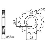 картинка Звезда ведущая KLICK 21606-16(JTF1586.16) от магазина moto-bazar61.ru