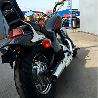 Мотоцикл HONDA STEED 600  PC21-1300578 1994 г.в. - вид спереди и сбоку