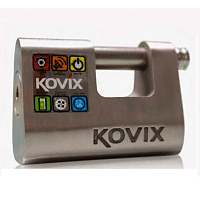 картинка Замок для цепи звук KOVIX KBL12 сталь от магазина moto-bazar61.ru