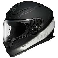 Шлем SHOEI XR-1100 MOIRE BLACK/WHITE XL фото вид спереди | Moto-Bazar