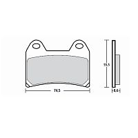 Тормозные колодки BREMBO SINTER 07BB19SR - купить в Ростове-на-Дону