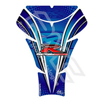 Наклейка на бак MOTOGRAFIX SUZUKI BLUE/SILVER TS020B - купить в Ростове-на-Дону