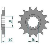 Звезда ведущая AFAM 21607NR-16 (JTF1591.16RB) - купить в Ростове-на-Дону