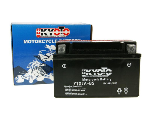 картинка АКБ KYOTO YTX7A-BS от магазина moto-bazar61.ru