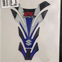 картинка Наклейка на бак Suzuki GSX-R wh/blue/black 19350 от магазина moto-bazar61.ru