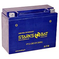 картинка АКБ STARKSBAT YT S 12-20 (YTX20HL-BS) 13739 от магазина moto-bazar61.ru