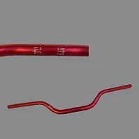 Руль ACCEL TH-07 Kawasaki HIGH red 28.6mm 12390 - купить в Ростове-на-Дону