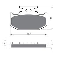 Тормозные колодки GOLDfren S33 001 21296 - купить в Ростове-на-Дону