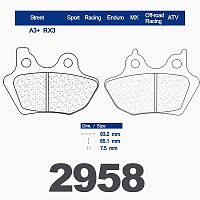 Тормозные колодки CL 2958RX3 - купить в Ростове-на-Дону