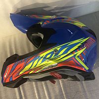 картинка Шлем AIROH Terminator2.1 S Lightning blue Gloss AI14T13ORO7C-XL от магазина moto-bazar61.ru