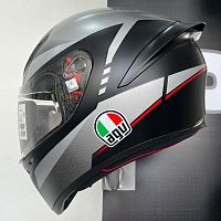 картинка Шлем AGV K1S LAP MATT blk/grey/red M 2118394001-034 M от магазина moto-bazar61.ru