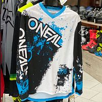 картинка Майка кроссовая ONEAL Element blk/blue/wh 2XL 22296 2XL от магазина moto-bazar61.ru