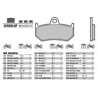 Тормозные колодки BREMBO SINTER 07GR35SP 8000 82748 - купить в Ростове-на-Дону