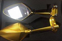 картинка Зеркала ACCEL GOLD DM1-B1-A5 gold от магазина moto-bazar61.ru