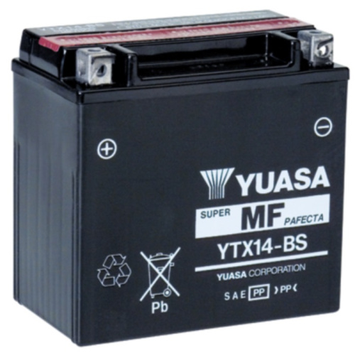 картинка АКБ YUASA YTX14-BS от магазина moto-bazar61.ru