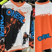 Майка кроссовая ONEAL Element blue/wh/orange XL 22300 XL фотоотчет | Moto-Bazar