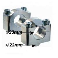 картинка Проставки руля AFAM CLAMP DIAM 22mm EXTRA HIGH SILVER от магазина moto-bazar61.ru