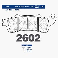 картинка Тормозные колодки CL 2602XBK5 от магазина moto-bazar61.ru