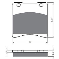 Тормозные колодки GOLDfren S3 085 22809 - купить в Ростове-на-Дону
