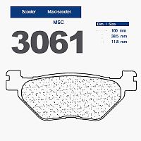 картинка Тормозные колодки CL 3061MSC от магазина moto-bazar61.ru