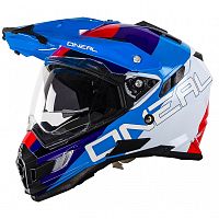 картинка Шлем ONEAL Sierra Adventure wh/red/blue M 0815-303 от магазина moto-bazar61.ru
