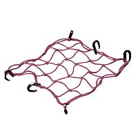 картинка Сетка багажная EMGO 15" x 15" 6 HOOKS (red) 78-60501 от магазина moto-bazar61.ru