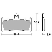 Тормозные колодки BREMBO SINTER 07SU19LA - купить в Ростове-на-Дону