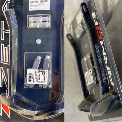 картинка Защита руля ZETA Armor Hand Guards 22.2mm BLACK ZE72-0001 от магазина moto-bazar61.ru фото 2