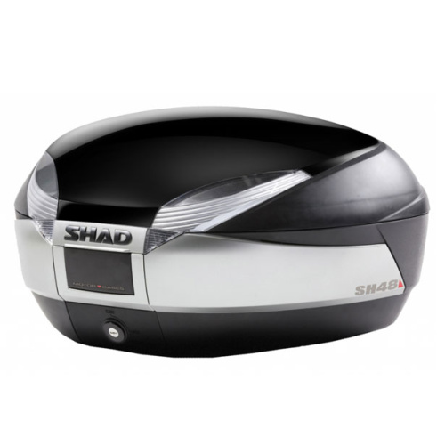 картинка Кофр SHAD SH48 (Titanium/Black) D0B48200 от магазина moto-bazar61.ru