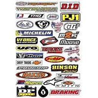 картинка Наклейки FACTORY EFFEX SPONSOR STICKER KIT B от магазина moto-bazar61.ru