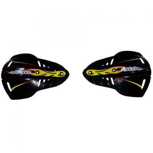 картинка Защита руля Accel пластик накладки blk SD-02 от магазина moto-bazar61.ru