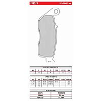 Тормозные колодки FERODO FDB570P - купить в Ростове-на-Дону