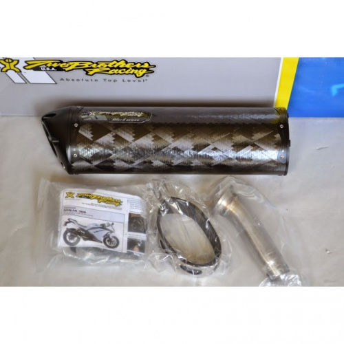 картинка TWO BROTHERS NINJA 300 CARBON 09607 от магазина moto-bazar61.ru
