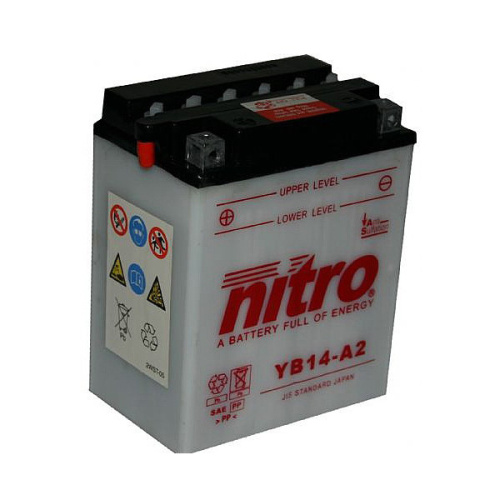 картинка АКБ NITRO YB14-A2 от магазина moto-bazar61.ru