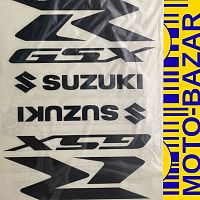 картинка Наклейки CRAZY IRON SUZUKI GSX-R black 04865 от магазина moto-bazar61.ru