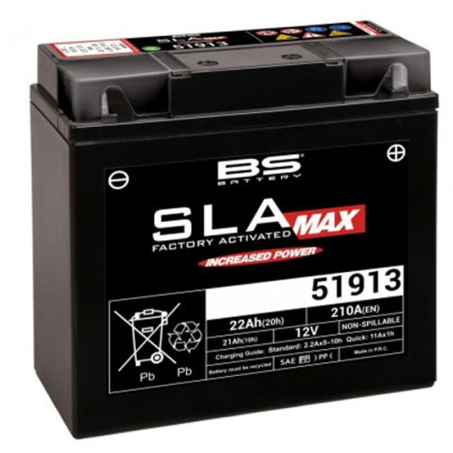 картинка АКБ BS-Battery 51913 Acidpack included 21358 от магазина moto-bazar61.ru