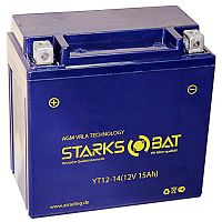 картинка АКБ STARKSBAT YT12-14 (YB16B-A/YTX16-BS) 13111 от магазина moto-bazar61.ru