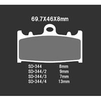 Тормозные колодки VD-344/2JL - купить в Ростове-на-Дону