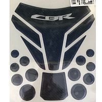 Наклейка на бак Honda CBR carbon blk 3 18837 - купить в Ростове-на-Дону