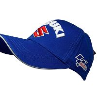 Бейсболка Suzuki blue/wh/red 26570 фото сбоку | Moto-Bazar