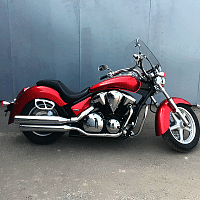 Мотоцикл HONDA VT 1300 CR SC66-1100053 2011 г.в. - вид спереди и сбоку