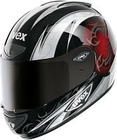 Шлем UVEX DISCOVERY POLYCARBON BLACK/RED SHINY XL фото вид спереди | Moto-Bazar