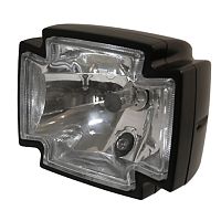 картинка Фара GOTHIC, BLACK, clear lens, bottom mount от магазина moto-bazar61.ru