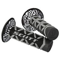 картинка Ручки SCOTT GRIPS MX DIAMOND BLACK/WHITE от магазина moto-bazar61.ru