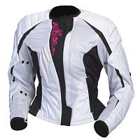 картинка Куртка жен. TEKNIC SUPERVENT LAD Mesh (бел.чер.роз.) 44 от магазина moto-bazar61.ru