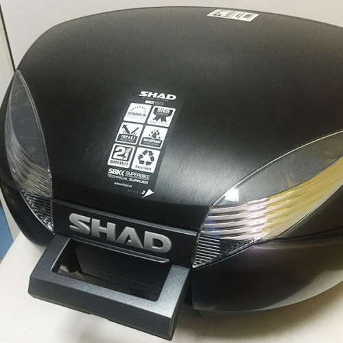 Кофр SHAD SH48  (BLACK/GREY) D0B48100 - купить в Ростове-на-Дону фото 2