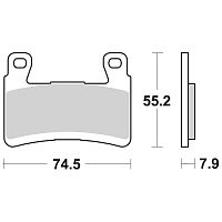 Тормозные колодки SBS 894RS - купить в Ростове-на-Дону
