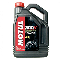 Масло моторное MOTUL 4T 300V FACTORY LINE NEW 15W50 4L 104129 - купить в Ростове-на-Дону